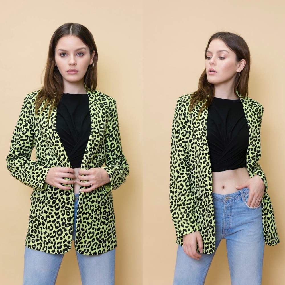 Slay All Day Leopard Print Blazer - Picture 2 of 7